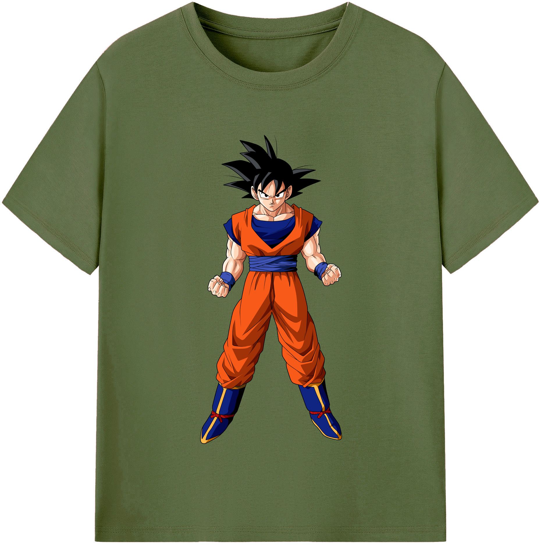 （画像用） ドラゴンボール 孫悟空（そん ごくう）Son Goku カカロット DRAGON BALL Kakarotto 綿100％半袖Tシャツ（フロントプリント）